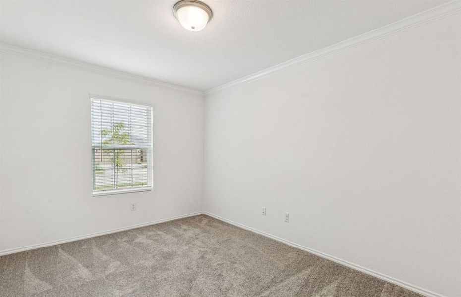 Comfortable secondary bedroom with generous closet space *Real home pictured Comfortable secondary bedroom with generous closet space *Real home pictured