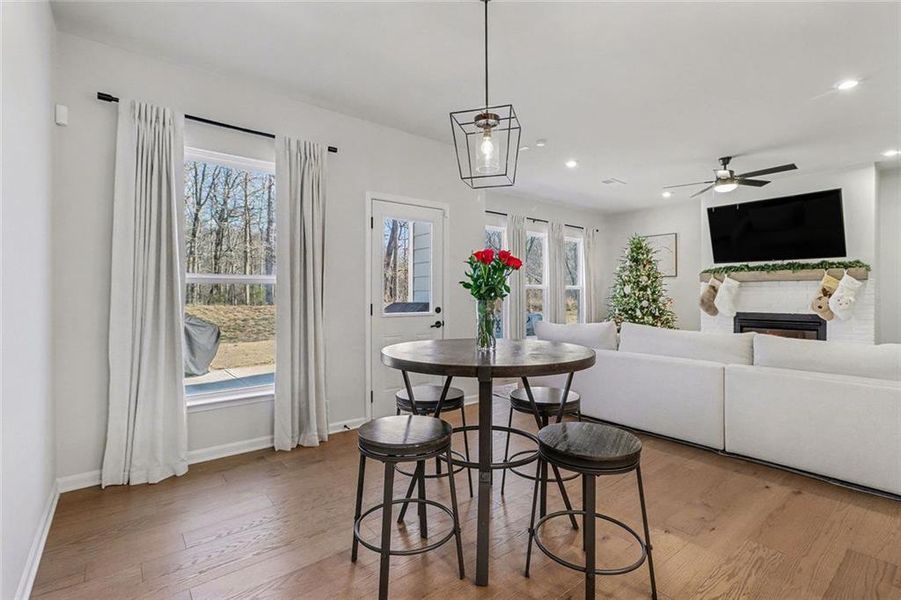 Furnished interior view inside a new home in Pinebrook at Hamilton Mill, Auburn (Image 31). Furnished interior view inside a new home in Pinebrook at Hamilton Mill, Auburn (Image 31).