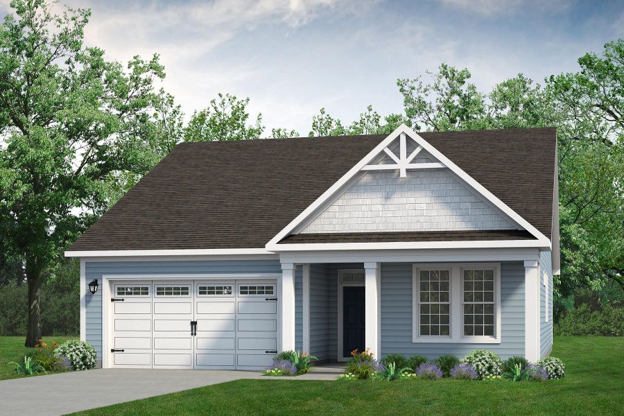 Representative exterior photo of a completed home built from the The Cherry Grove by Chesapeake Homes in Coastal Club of the Carolinas, Calabash, NC (Image 27). Representative exterior photo of a completed home built from the The Cherry Grove by Chesapeake Homes in Coastal Club of the Carolinas, Calabash, NC (Image 27).