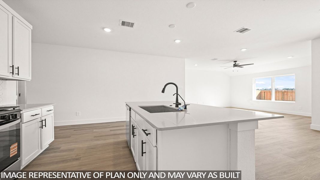 Furnished interior view inside a new home in Chapel Lakes, Montgomery (Image 4).