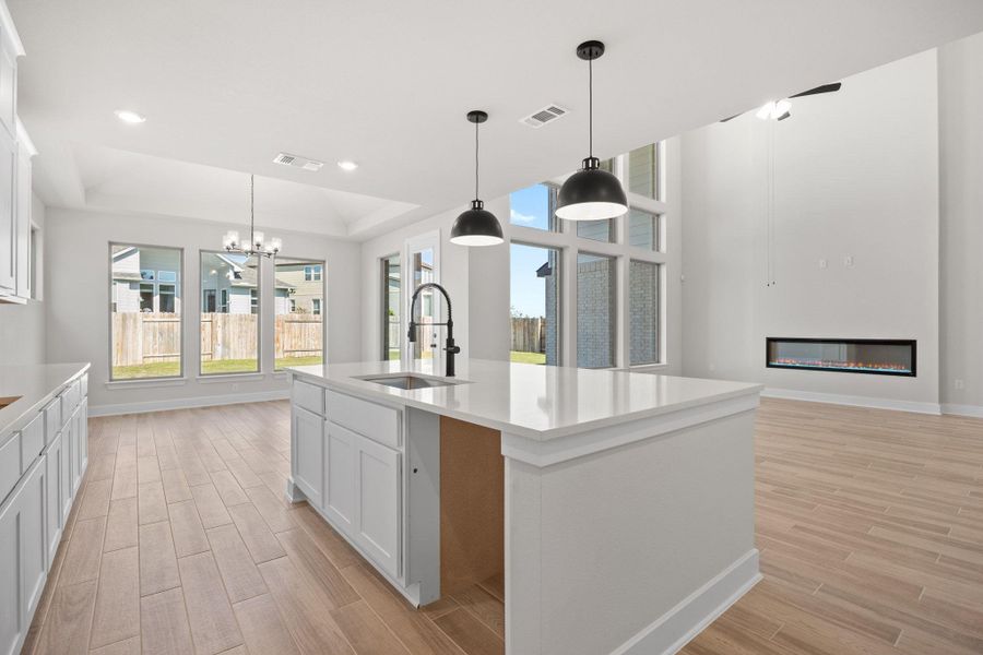 Furnished interior view inside a new home in Nolina, Georgetown (Image 12).