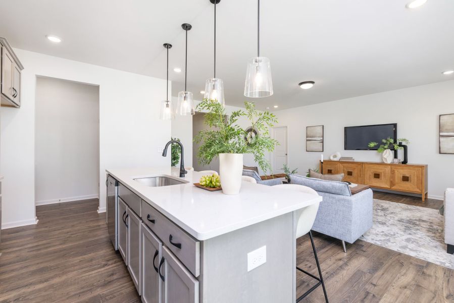 Furnished interior view inside a new home in Benson Village, Benson (Image 5). Furnished interior view inside a new home in Benson Village, Benson (Image 5).