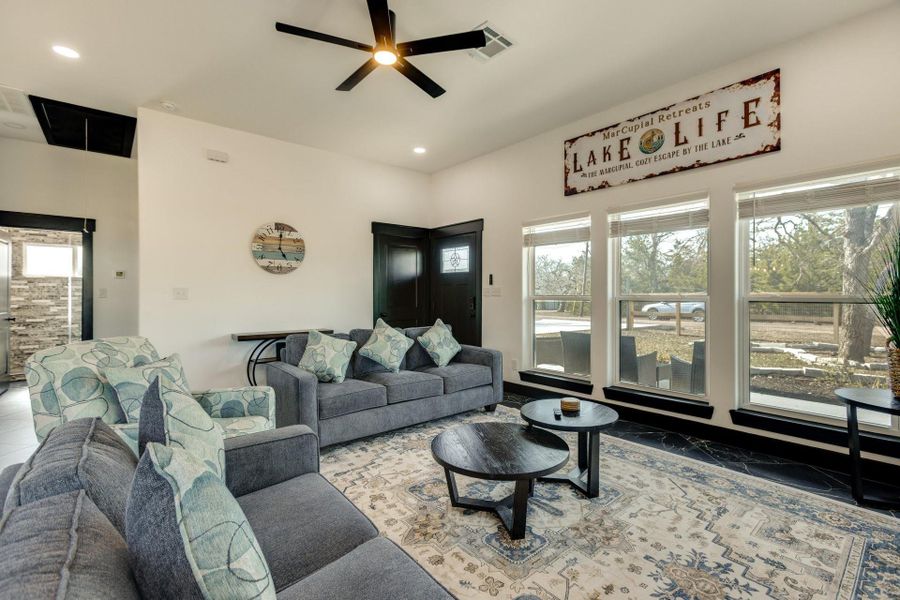 Furnished interior view inside a new home in , Somerville (Image 16).