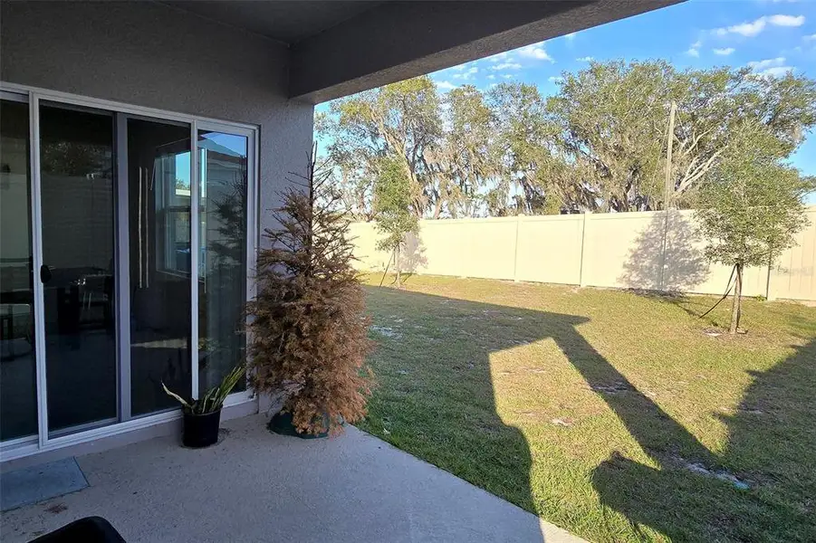 Exterior details and patio area of a home in Cascades, Davenport (Image 4).