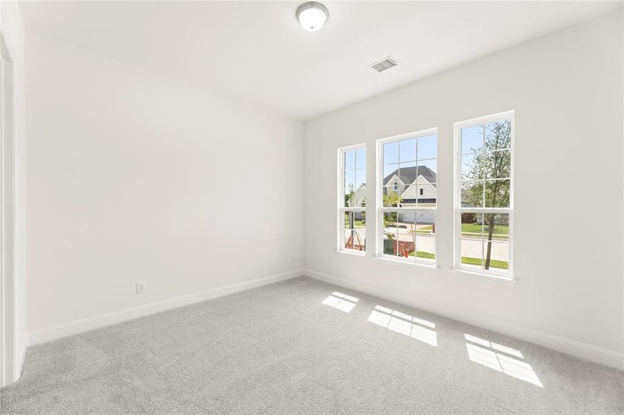 Spacious, unfurnished interior of a new home in Milrany Ranch, Melissa (Image 30). Spacious, unfurnished interior of a new home in Milrany Ranch, Melissa (Image 30).