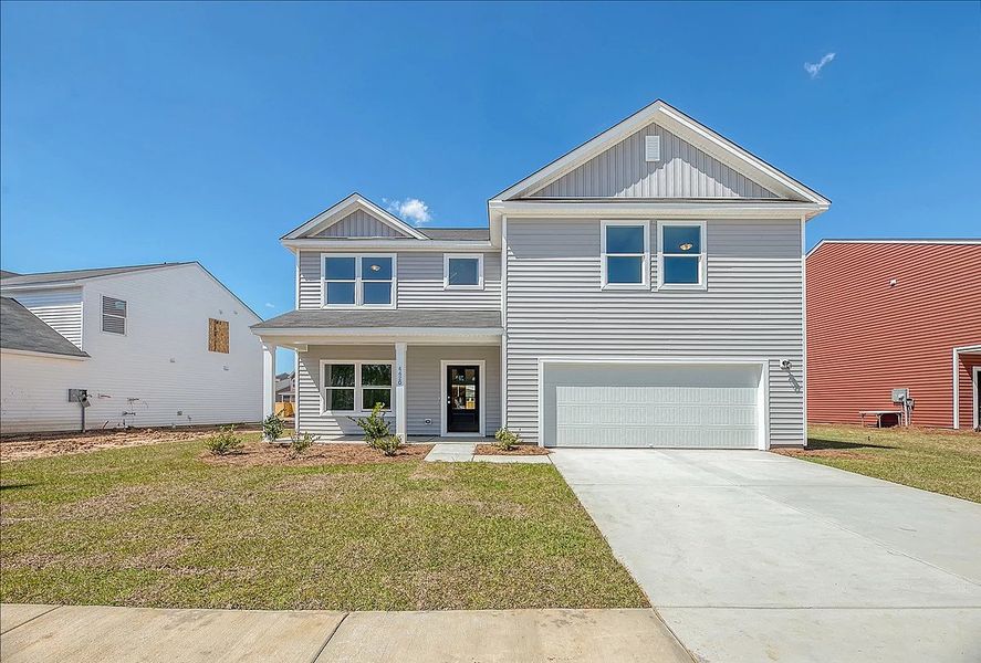 Representative exterior photo of a completed home built from the Monroe by Ashton Woods in Watson Hill, Summerville, SC (Image 27). Representative exterior photo of a completed home built from the Monroe by Ashton Woods in Watson Hill, Summerville, SC (Image 27).
