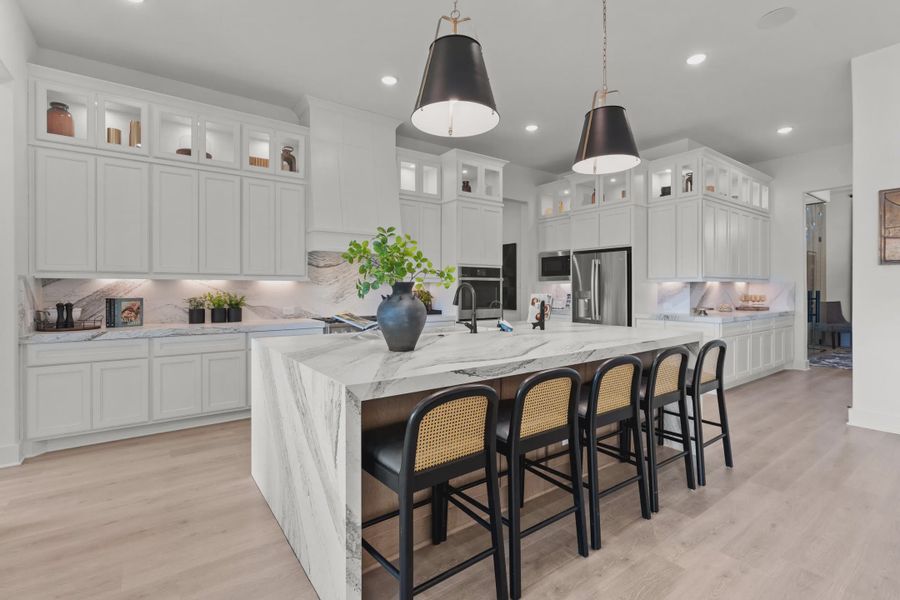 Representative furnished interior of a home built from the Savara by Chesmar Homes in Potranco Oaks 100's, Castroville (Image 6).