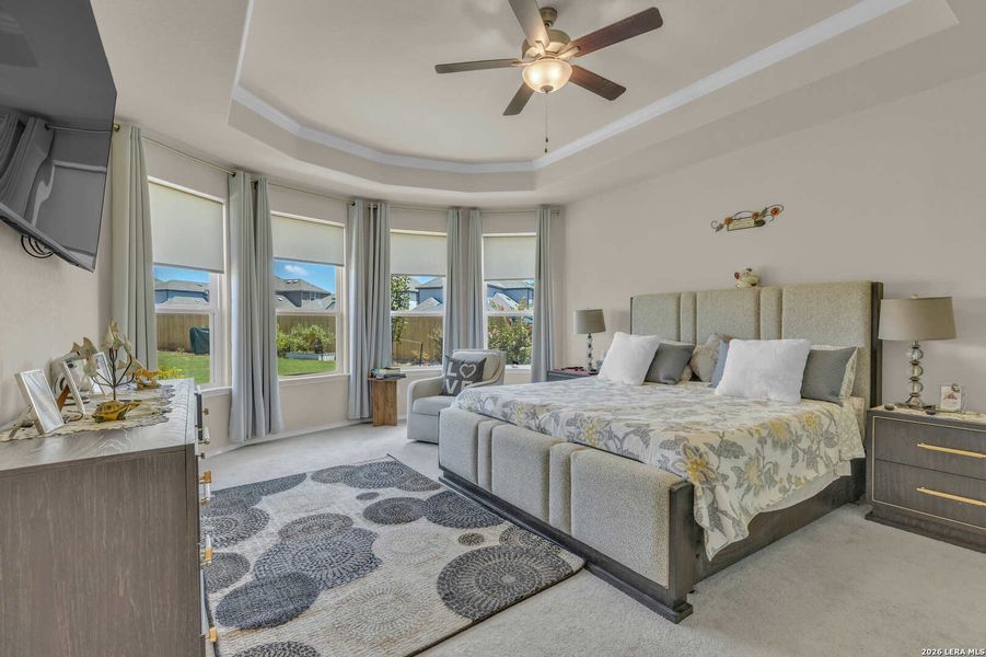 Furnished interior view inside a new home in Davis Ranch, San Antonio (Image 24).