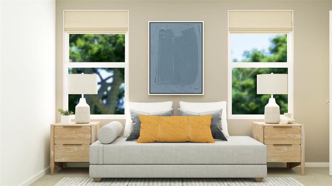 Furnished interior view inside a new home in Rancho Del Cielo, Jarrell (Image 15).