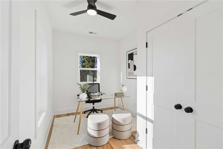 Furnished interior view inside a new home in , Atlanta (Image 18).