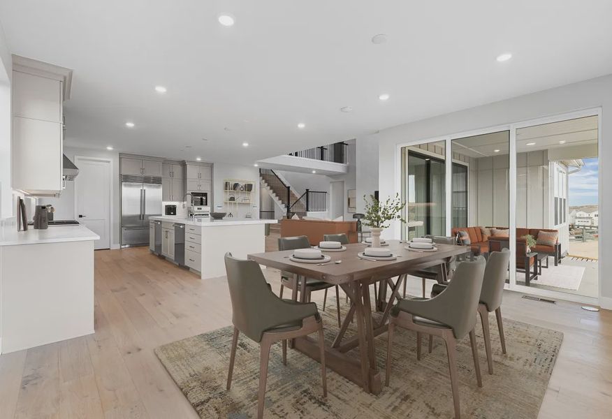 Homesite 3706 Dining, Kitchen + Great Room - Virtually Staged - 6 of 14