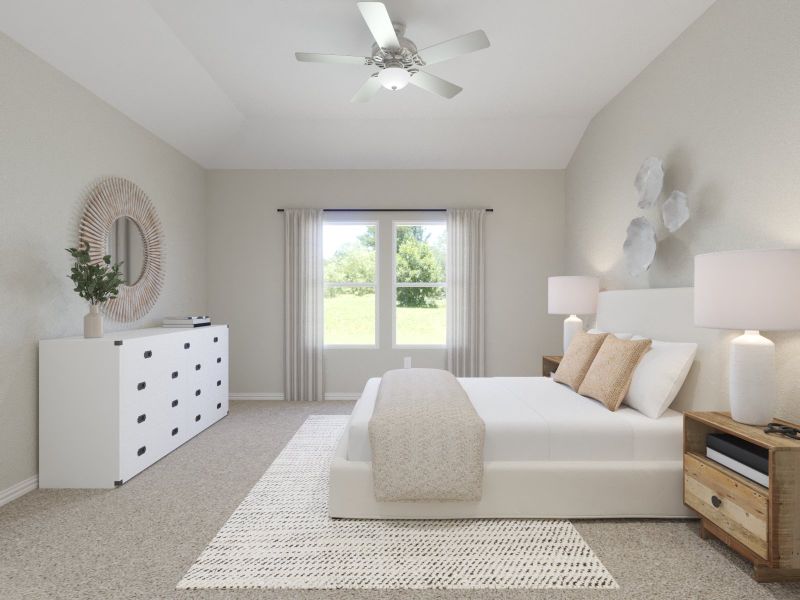 Furnished interior view inside a new home in Eastridge - Signature Series, McKinney (Image 6). Furnished interior view inside a new home in Eastridge - Signature Series, McKinney (Image 6).