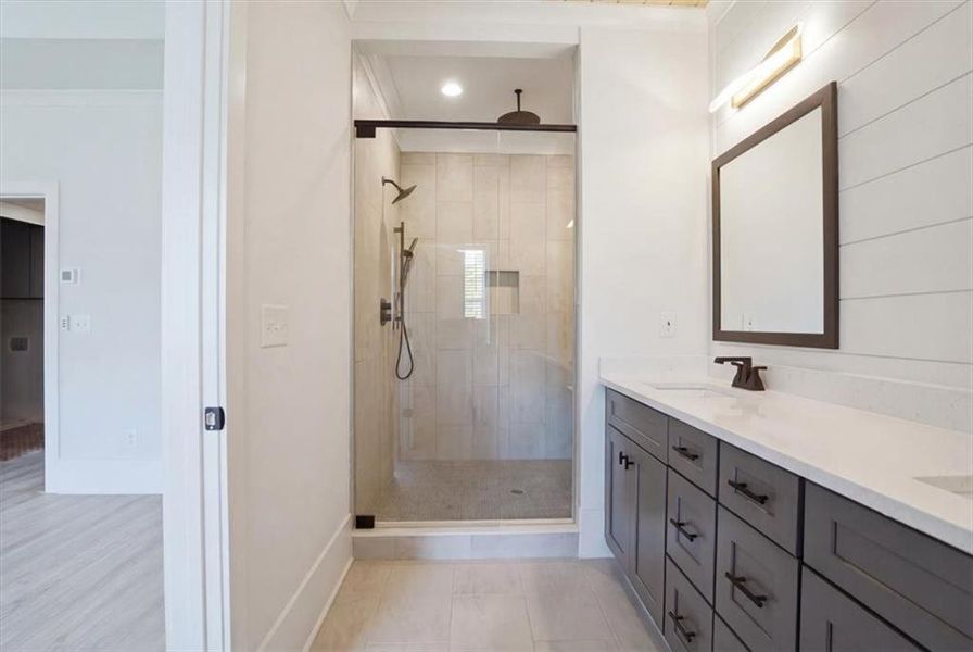 Furnished interior view inside a new home in , Braselton (Image 7).