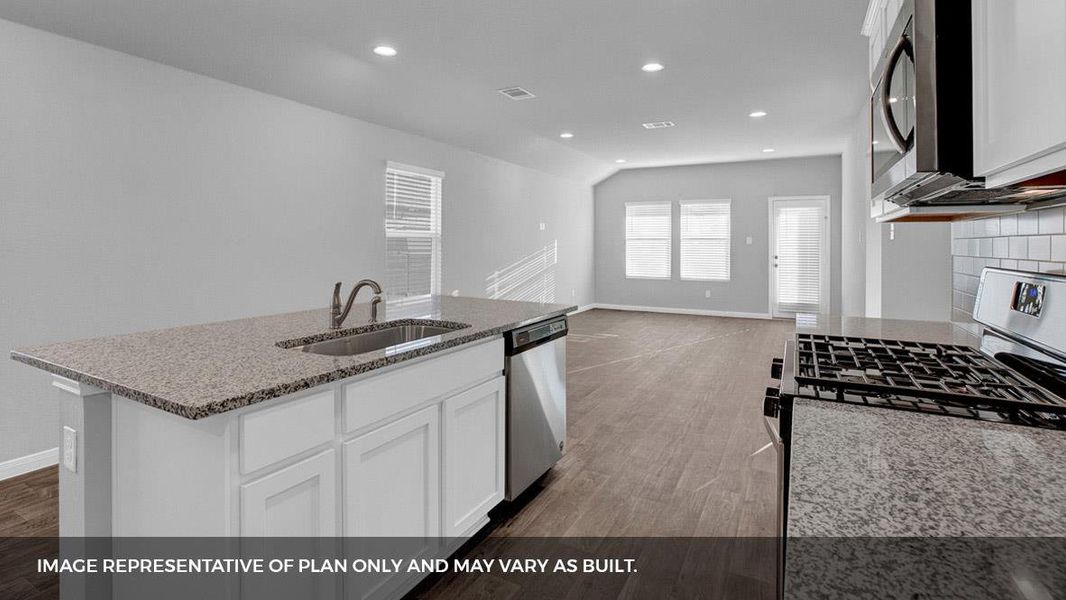 Furnished interior view inside a new home in Southgrove, Kyle (Image 10).