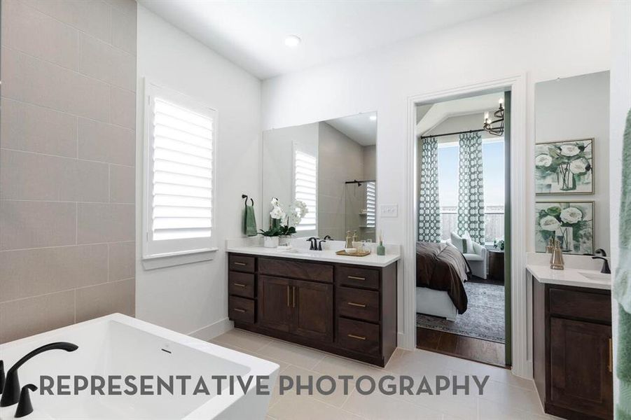 Furnished interior view inside a new home in Goodland, Midlothian (Image 30).