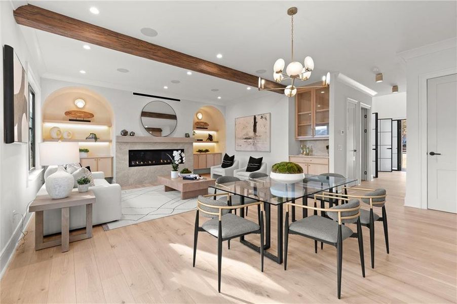 Furnished interior view inside a new home in , Brookhaven (Image 38). Furnished interior view inside a new home in , Brookhaven (Image 38).