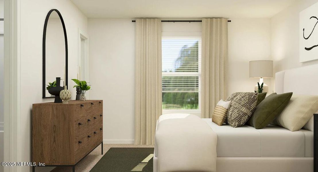 Furnished interior view inside a new home in Oak Hill Village Townhomes, Jacksonville (Image 6). Furnished interior view inside a new home in Oak Hill Village Townhomes, Jacksonville (Image 6).