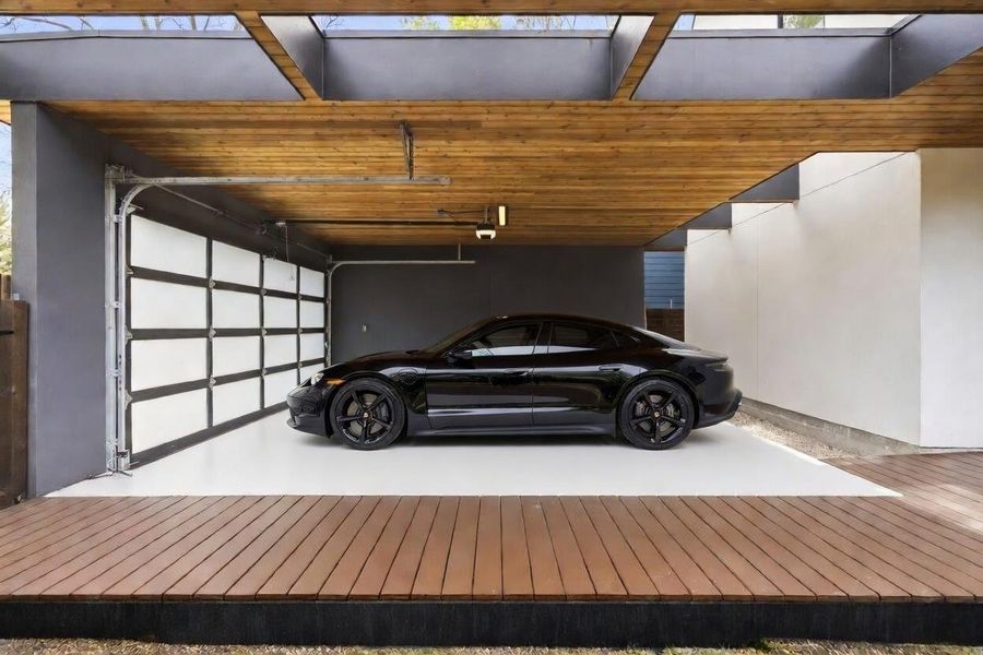 2 car carport is a great flex space