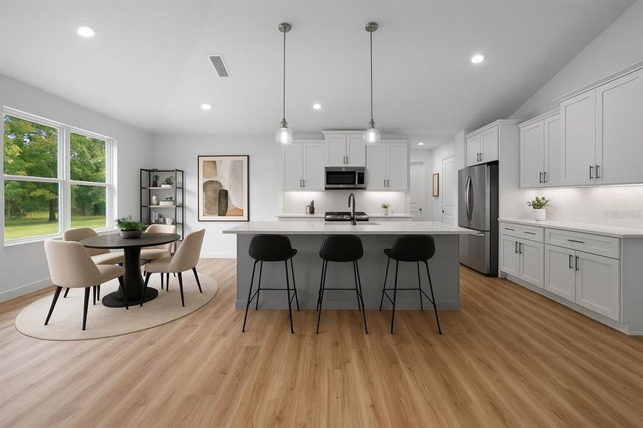 Furnished interior view inside a new home in , Ocala (Image 16).