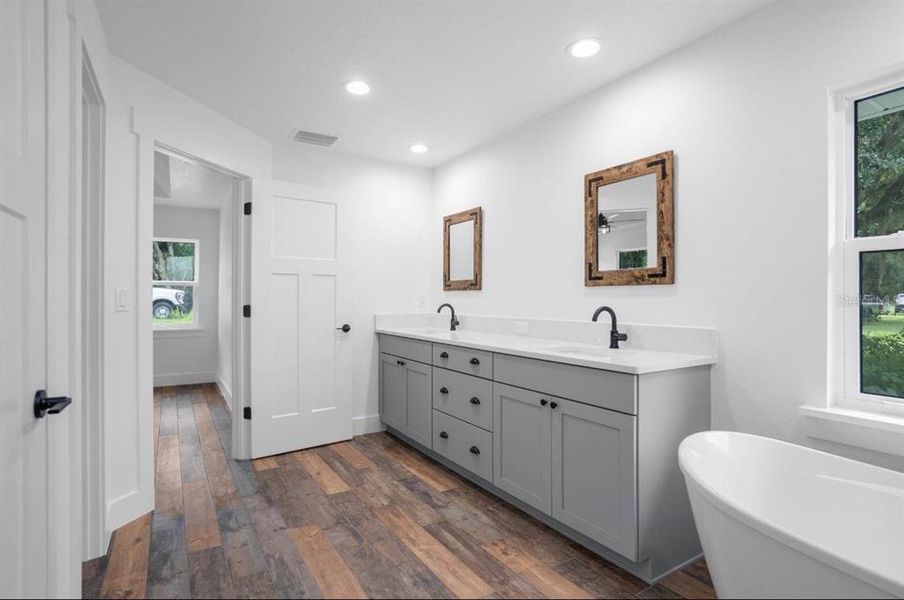 Furnished interior view inside a new home in , Webster (Image 12).