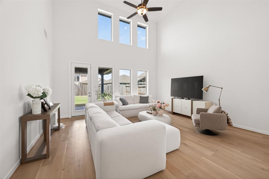 Furnished interior view inside a new home in , Cypress (Image 8). Furnished interior view inside a new home in , Cypress (Image 8).