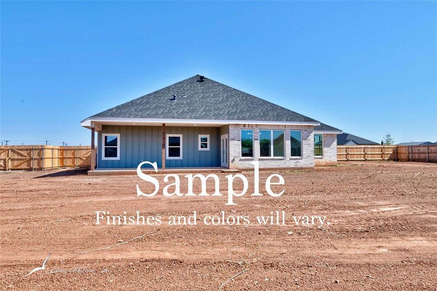 Exterior details and patio area of a home in , Abilene (Image 3). Exterior details and patio area of a home in , Abilene (Image 3).