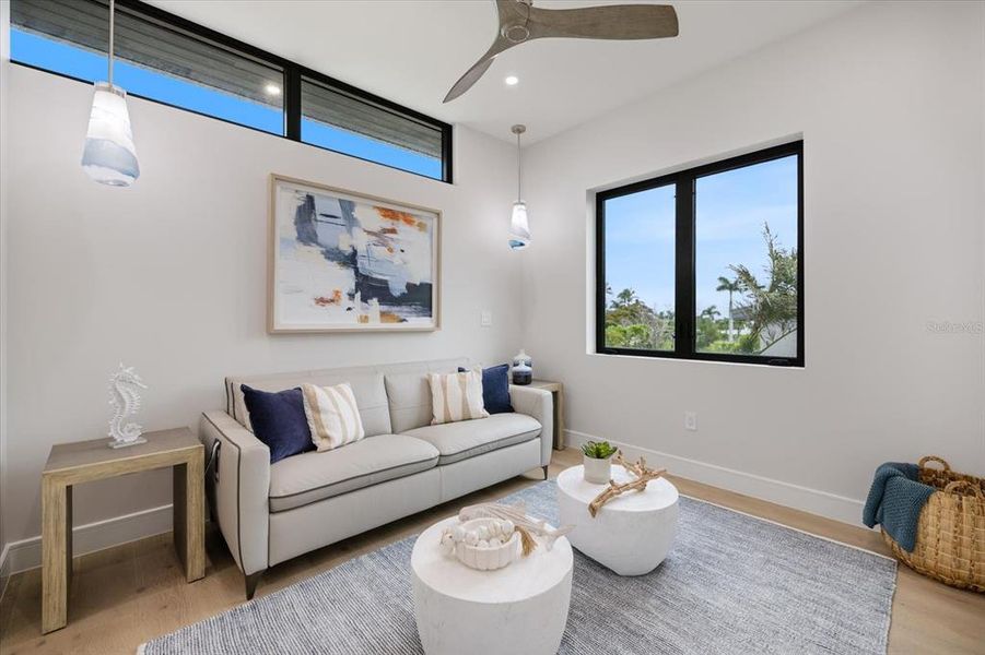 Furnished interior view inside a new home in , Longboat Key (Image 13).