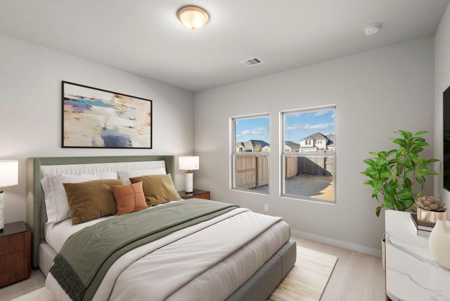 Furnished interior view inside a new home in Windrose Green, Angleton (Image 6).