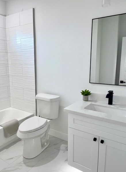 Furnished interior view inside a new home in , Houston (Image 9).