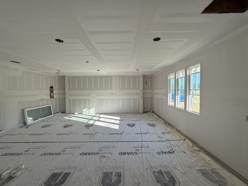In-progress construction of a new home in Oak Water Ranch, Granbury, TX (Image 24).