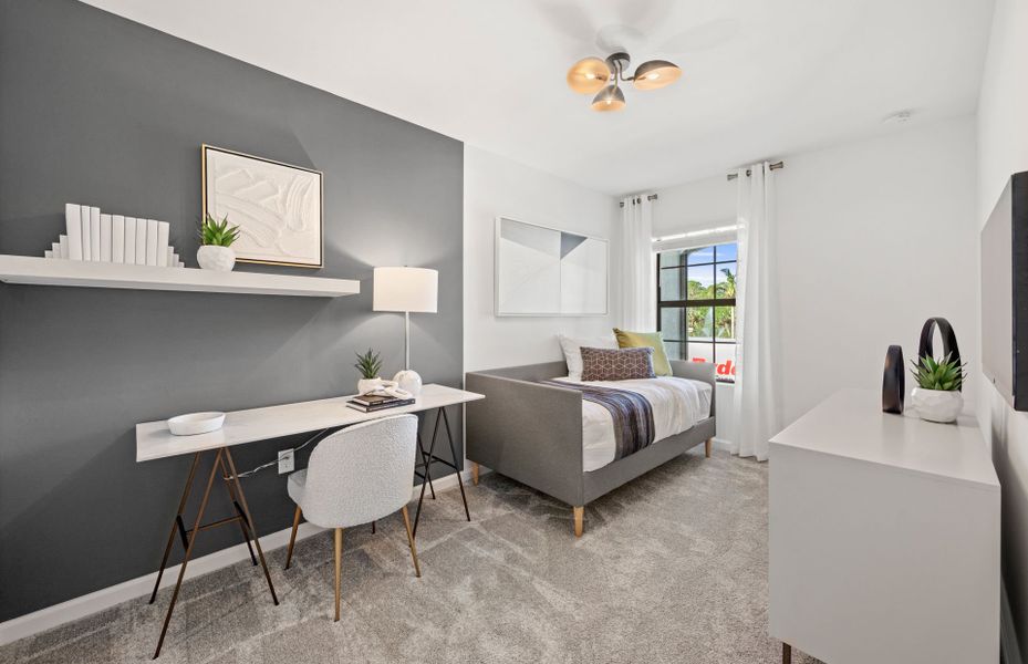 Furnished interior view inside a new home in Sawgrass at Coral Lakes, Cape Coral (Image 5).