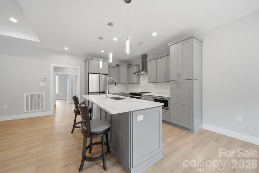 Furnished interior view inside a new home in , Hickory (Image 5).