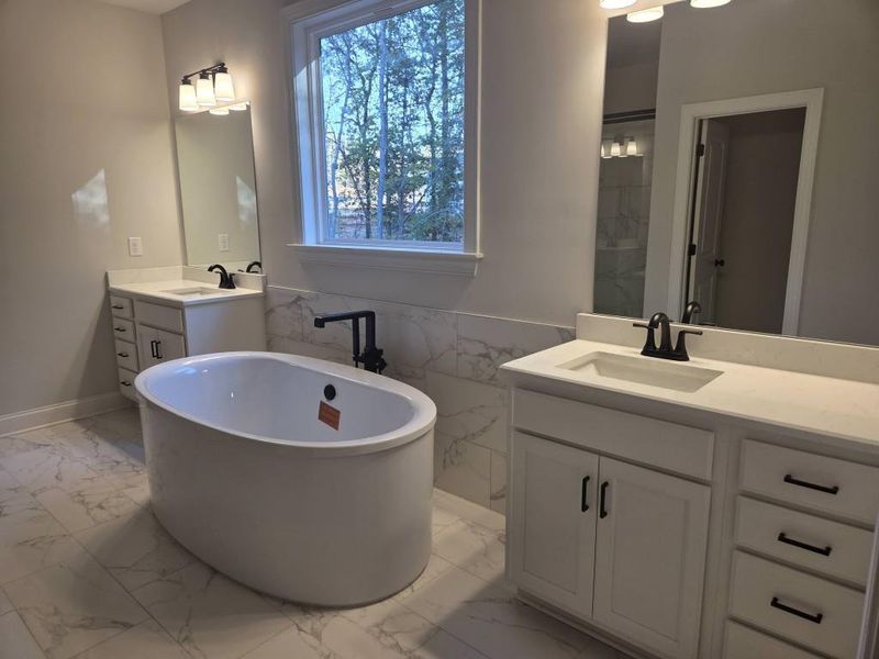 Furnished interior view inside a new home in Ruby Creek Estates, Atlanta (Image 5). Furnished interior view inside a new home in Ruby Creek Estates, Atlanta (Image 5).