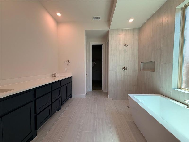 Furnished interior view inside a new home in Wildflower Ranch, Dish (Image 6).