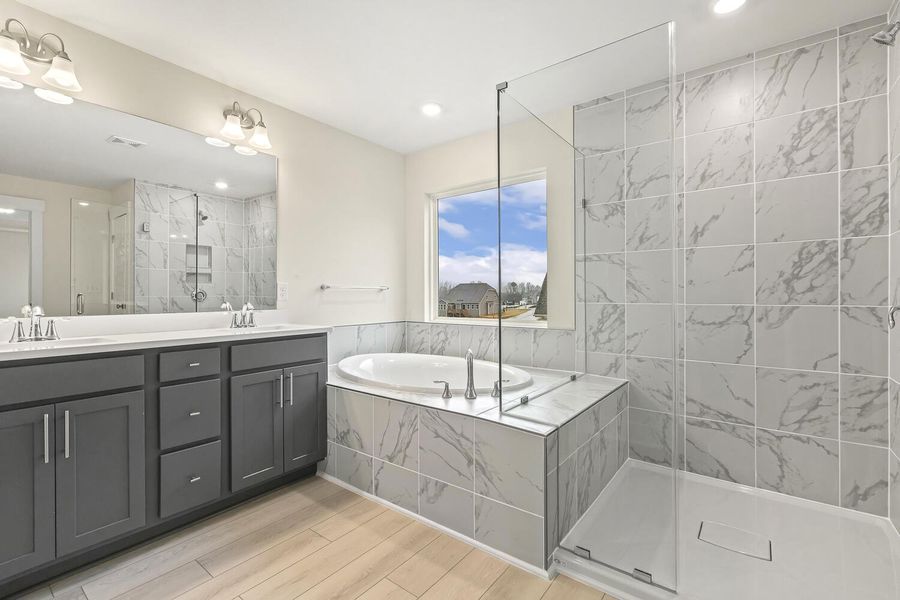 Furnished interior view inside a new home in Browning Mill, Wendell (Image 15).