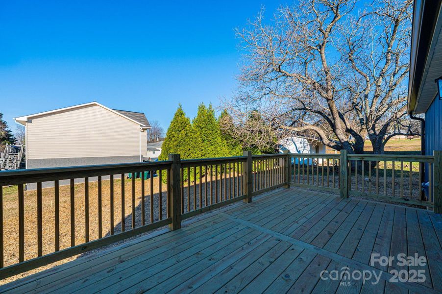 Exterior details and patio area of a home in , Valdese (Image 24).