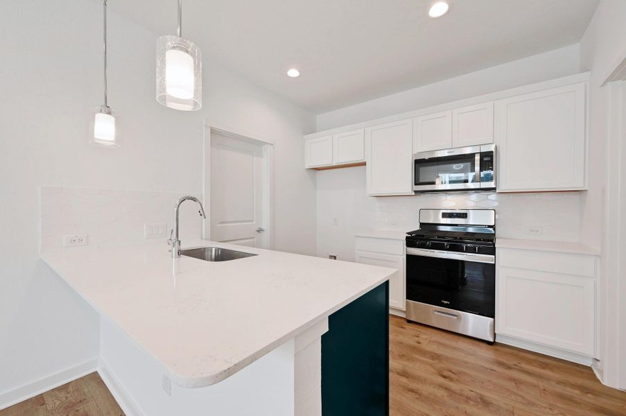 Furnished interior view inside a new home in The Porch at Du Pre, Buda (Image 6).