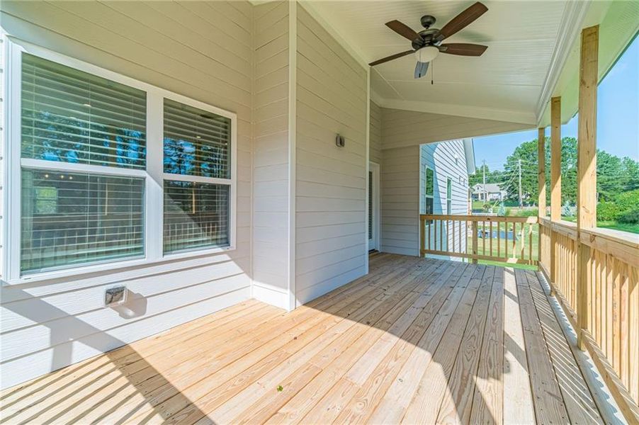 Exterior details and patio area of a home in , Loganville (Image 26).