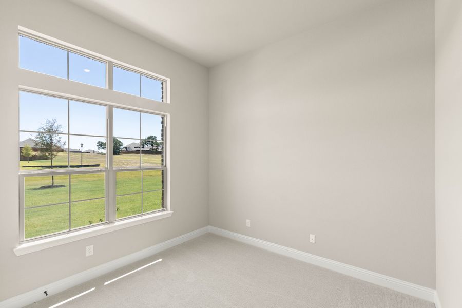 Spacious, unfurnished interior of a new home in Mockingbird Hills - Premiere Series, Joshua (Image 23). Spacious, unfurnished interior of a new home in Mockingbird Hills - Premiere Series, Joshua (Image 23).