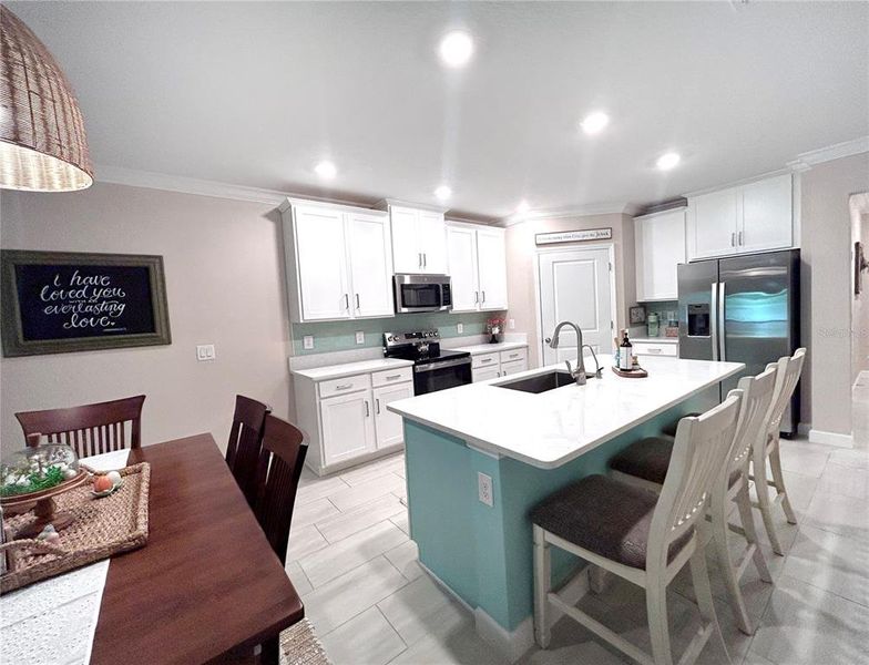 Furnished interior view inside a new home in Angeline Active Adult, Land O' Lakes (Image 13). Furnished interior view inside a new home in Angeline Active Adult, Land O' Lakes (Image 13).