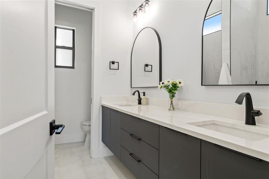 Furnished interior view inside a new home in , Tampa (Image 42). Furnished interior view inside a new home in , Tampa (Image 42).