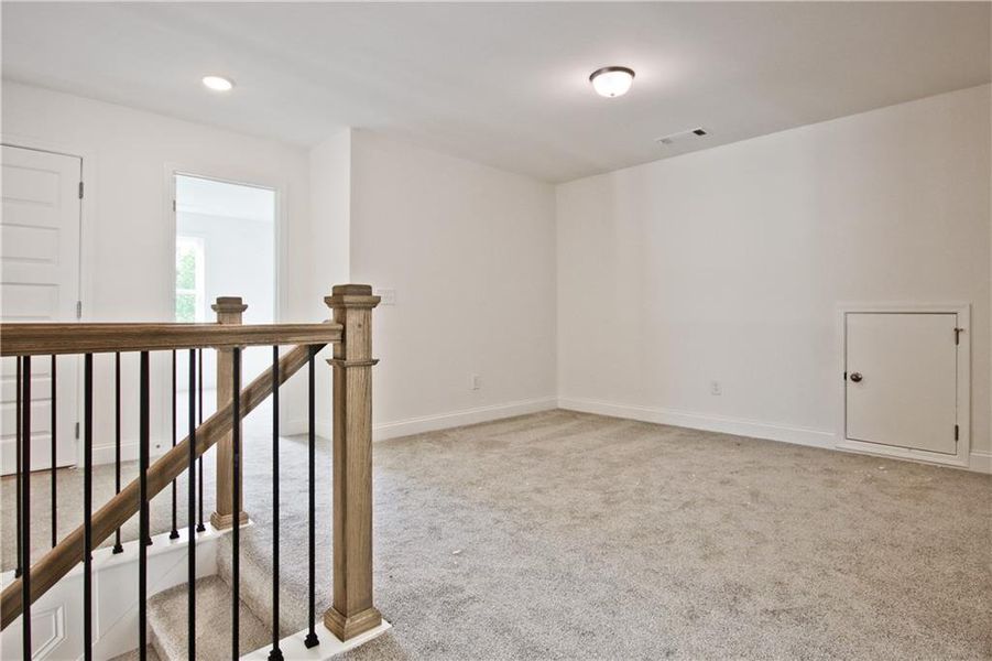 Spacious, unfurnished interior of a new home in Clark Farms, Flowery Branch (Image 28). Spacious, unfurnished interior of a new home in Clark Farms, Flowery Branch (Image 28).