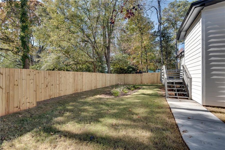 Exterior details and patio area of a home in , Atlanta (Image 35). Exterior details and patio area of a home in , Atlanta (Image 35).