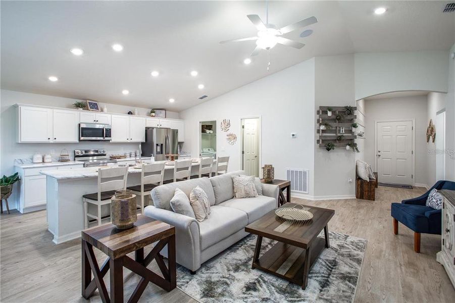 Furnished interior view inside a new home in Lakeside Preserve, Lakeland (Image 4).