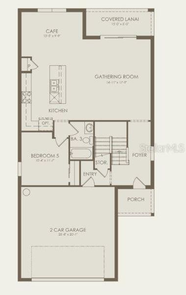 2D floor plan layout of this home in Hartford Terrace, Davenport, FL (Image 4). 2D floor plan layout of this home in Hartford Terrace, Davenport, FL (Image 4).