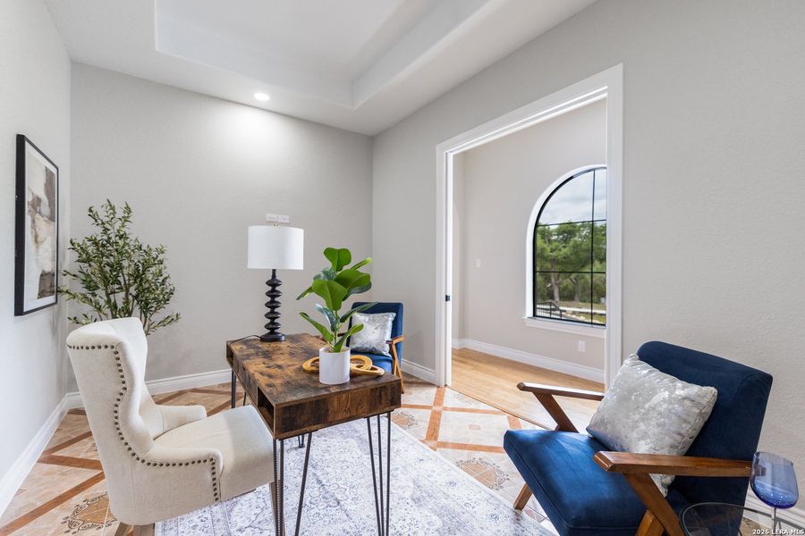 Furnished interior view inside a new home in , New Braunfels (Image 17).
