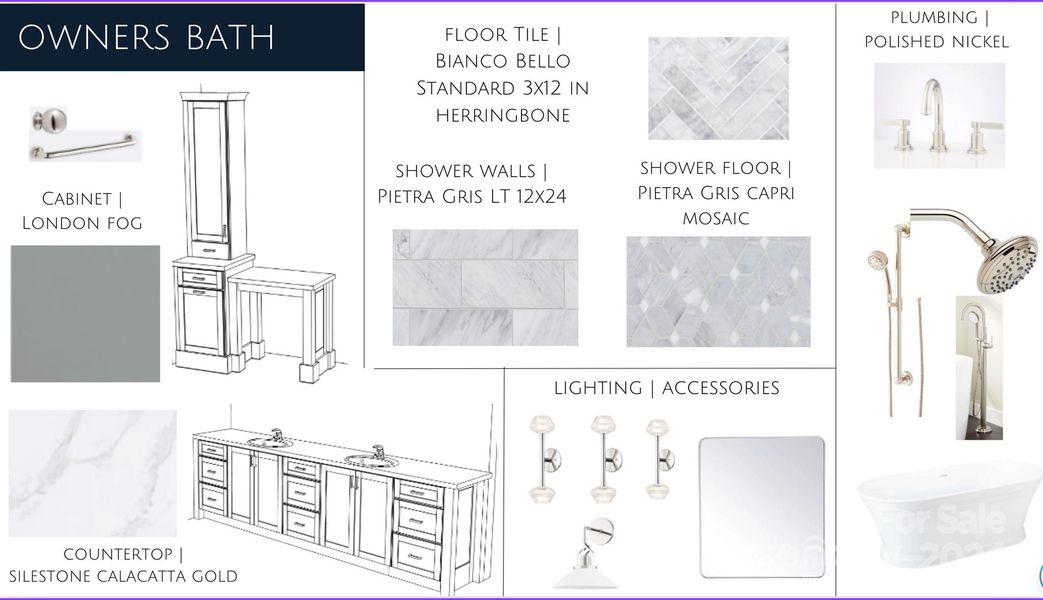 Primary Suite Design Intent -- for visual representation only