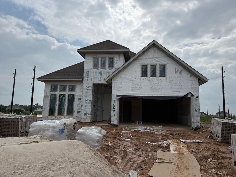 In-progress construction of a new home in Candela, Richmond, TX (Image 5).