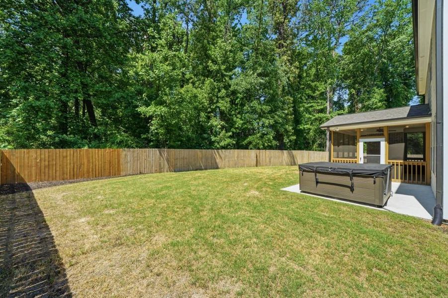 Exterior details and patio area of a home in , Tucker (Image 23).