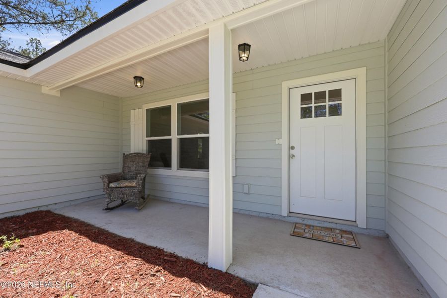 Exterior details and patio area of a home in , Hastings (Image 4).